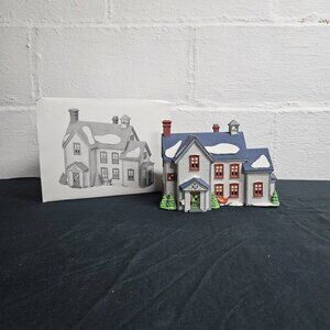 Department 56 New England Village - 56481 Pennsylvania Dutch Farmhouse - 1993